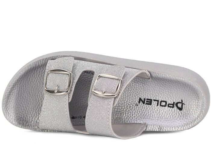Polen Zenne 1009.Z.002 Günlük Terlik Gümüş - Polen (1)