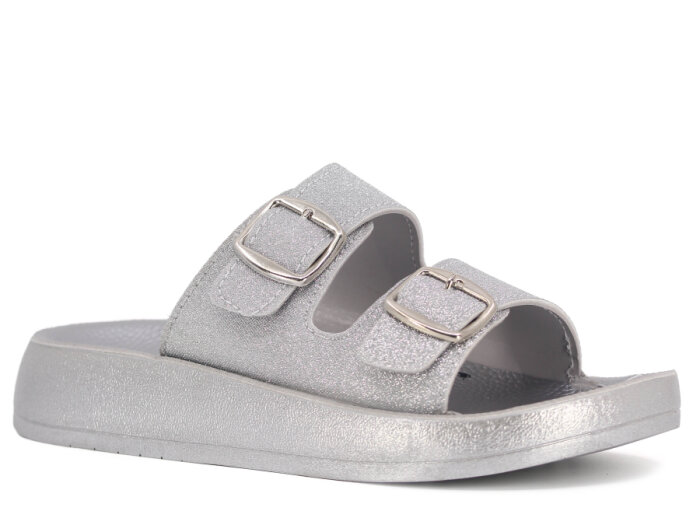 Polen Zenne 1009.Z.002 Günlük Terlik Gümüş - 1