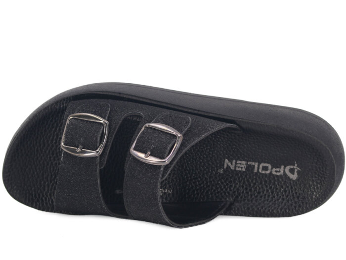 Polen Zenne 1009.Z.002 Günlük Terlik Siyah - 2