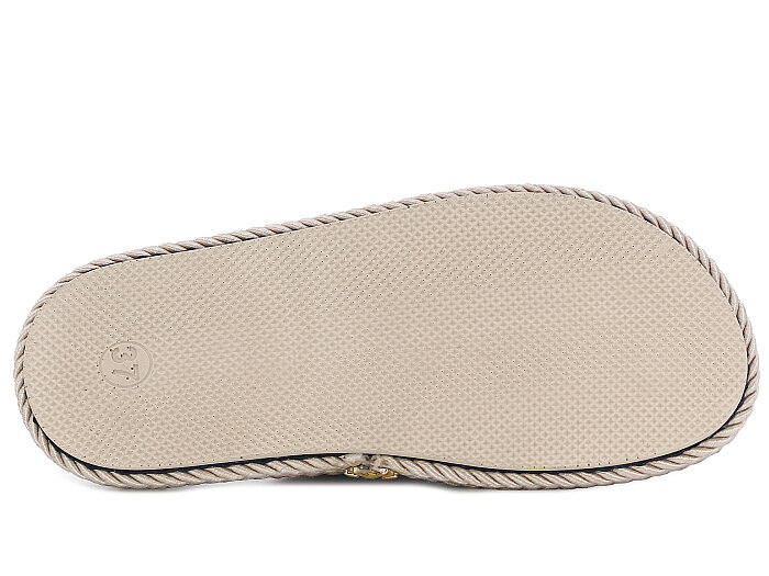 Polen Zenne 1010.Z.001 Çift Toka Günlük Terlik Bej - 3