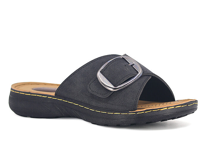 Polen Zenne 1011.Z.001 Tek Toka Günlük Terlik Siyah - 1