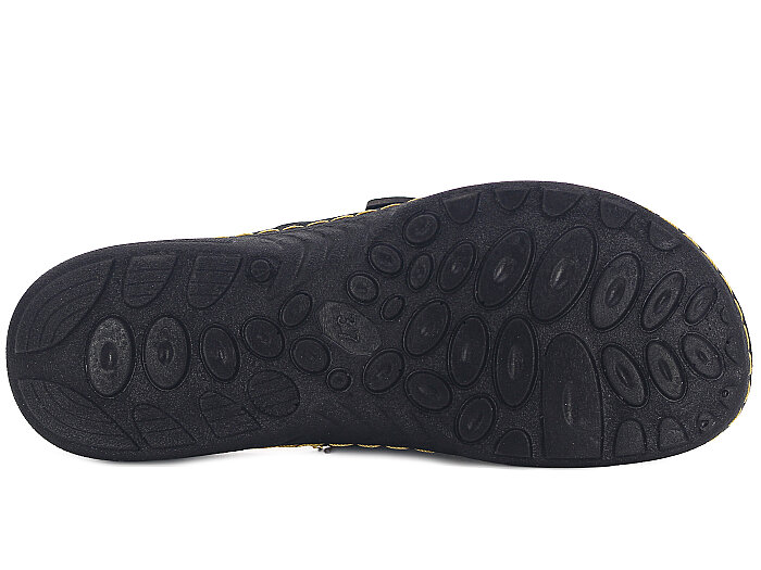 Polen Zenne 1011.Z.002 Çift Toka Günlük Terlik Siyah - 3