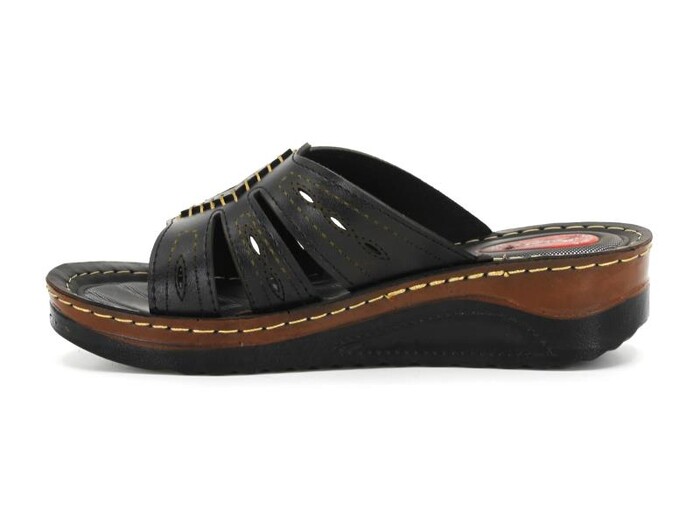 Polero Zenne 13855 Kutulu Günlük Terlik Siyah - Polero (1)