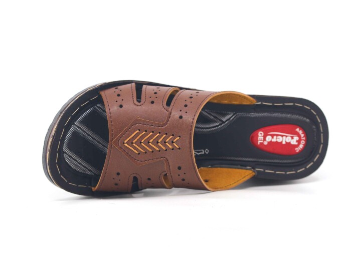 Polero Zenne 13863 Kutulu Günlük Terlik Taba - Polero (1)