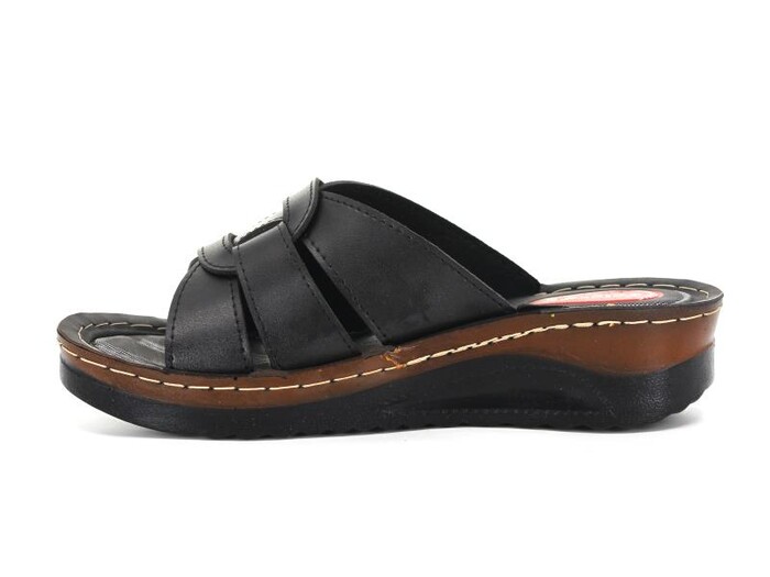 Polero Zenne 13866 Kutulu Günlük Terlik Siyah - Polero (1)