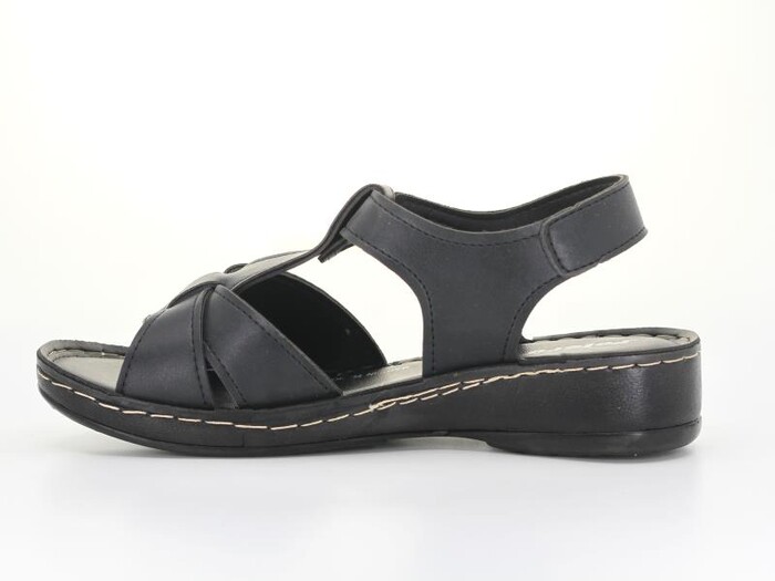 Polero Zenne 14824 Kutulu Sandalet Siyah - Polero (1)