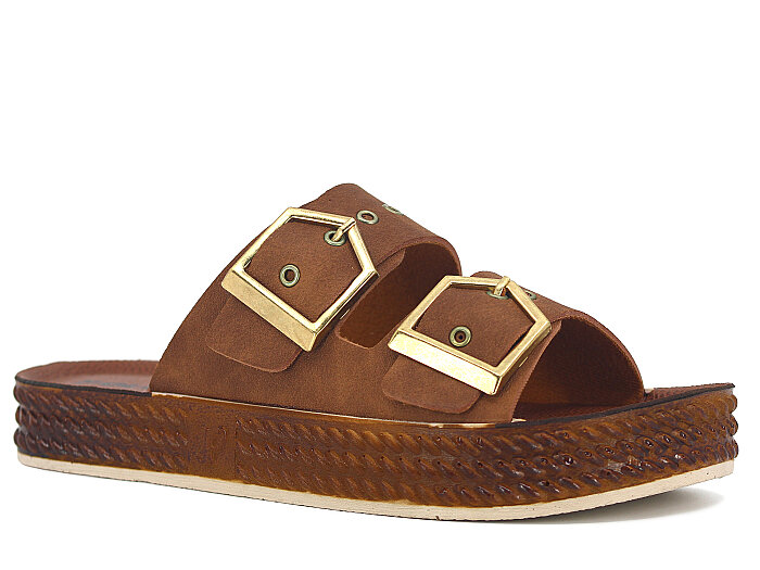 Polero Zenne 27206 Kutulu Günlük Terlik Taba - 1