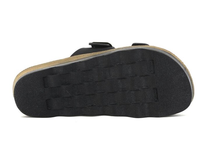 Polero Zenne 35132 Çift Toka Birken Poşetli Günlük Terlik Siyah - 3