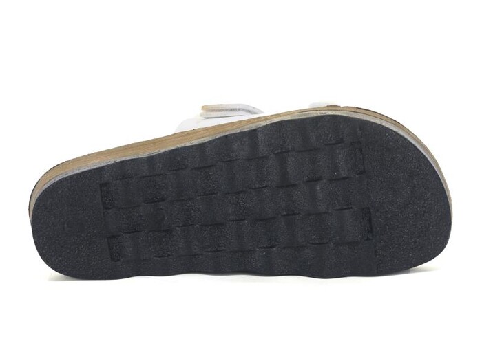 Polero Zenne 35137 Cırtlı Tokalı Birken Poşetli Günlük Terlik Beyaz