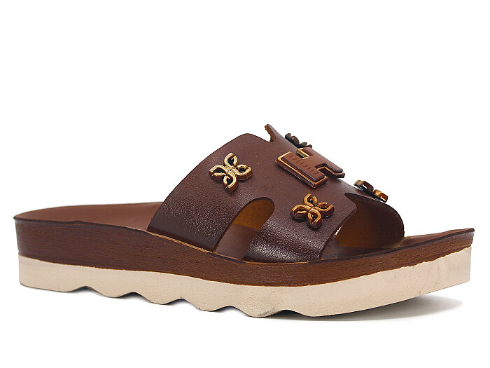 Polero Zenne 35150 Kutulu Günlük Terlik Taba - 1