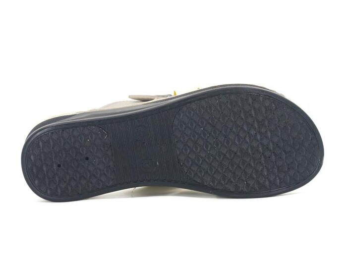 Polero Zenne 47647 Tek Toka Geçmeli Kutulu Günlük Terlik Bej - 3