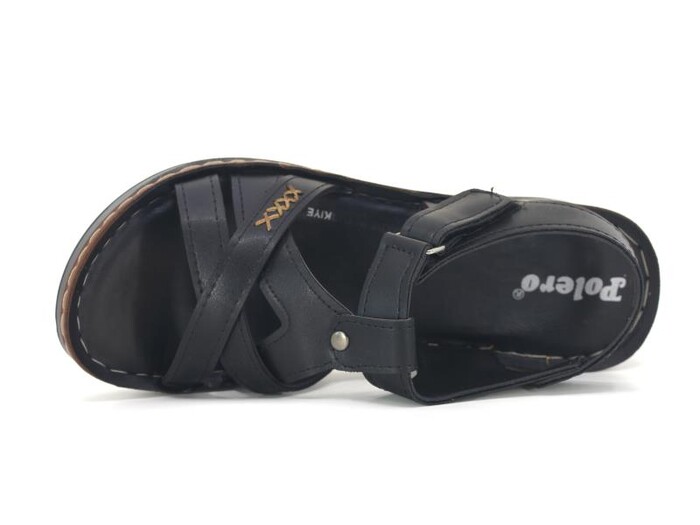 Polero Zenne 47660 Kutulu Sandalet Siyah - Polero (1)