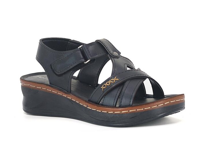 Polero Zenne 47660 Kutulu Sandalet Siyah - 1