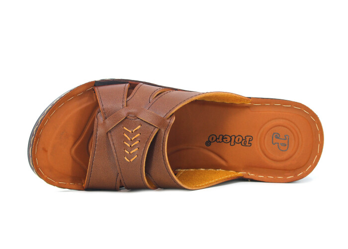 Polero Zenne 47673 Kutulu Günlük Terlik Taba - Polero (1)