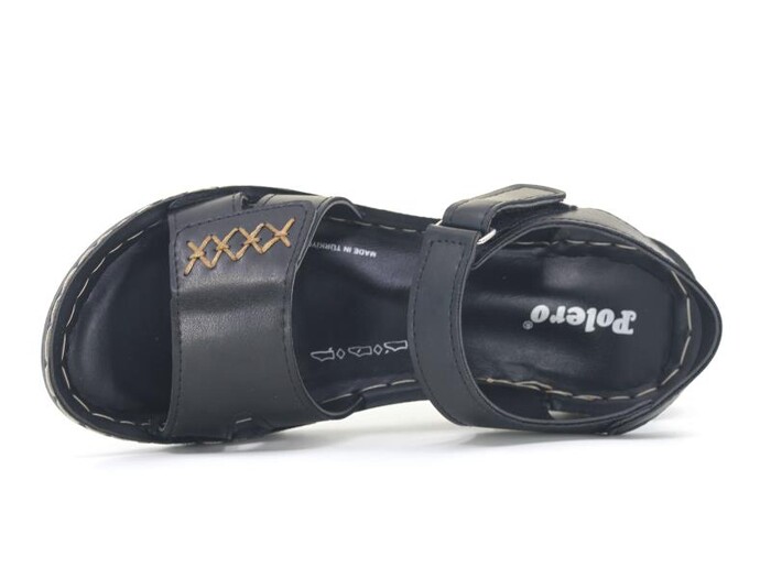 Polero Zenne 58411 Sandalet Siyah - Polero (1)