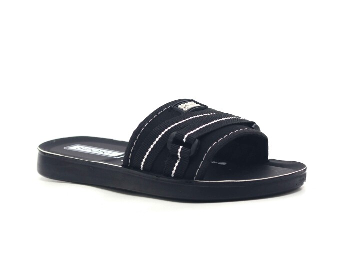 Polex Filet 604 Sport Günlük Terlik Siyah - 1