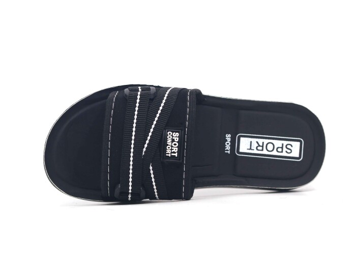 Polex Filet 604 Sport Günlük Terlik Siyah - 2