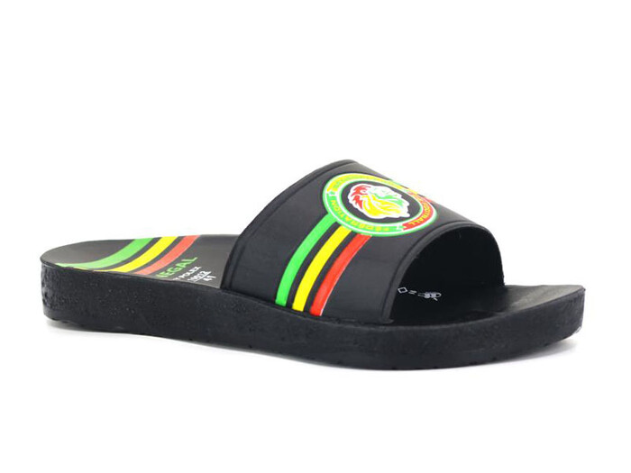 Polex Garson 3012 Aslan Senegal Günlük Terlik Siyah - Polex