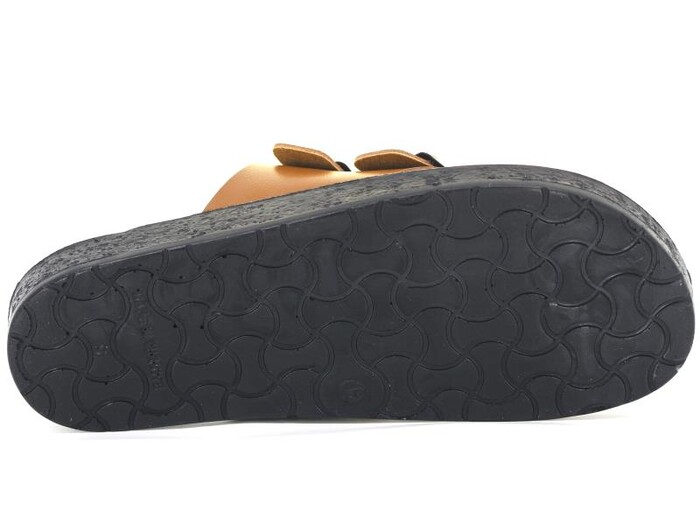 Polex Merdane 10024 Birken Çift Toka Baş Parmak Arası Terlik Kahve - 3