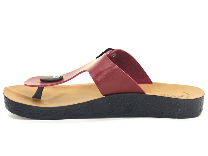 Polex Merdane 10026 Birken Klasik Parmak Arası Terlik Bordo - Polex (1)