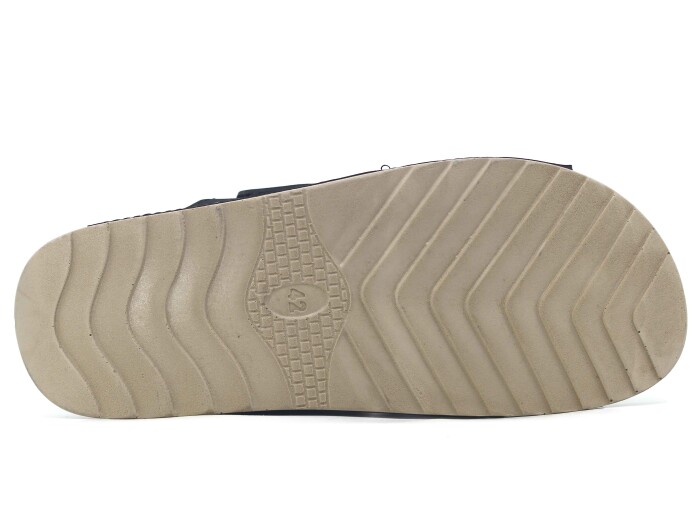 Polex Merdane 20003 Cırtlı Helmes Spor Taban Günlük Terlik Siyah - 3