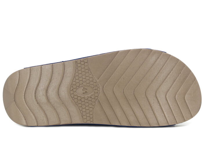 Polex Merdane 20010 Çift Bant Cırtlı Spor Taban Günlük Terlik Lacivert - 3