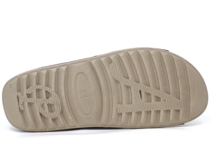 Polex Merdane 20052 Çift Toka Spor Taban Günlük Terlik Gri - 3