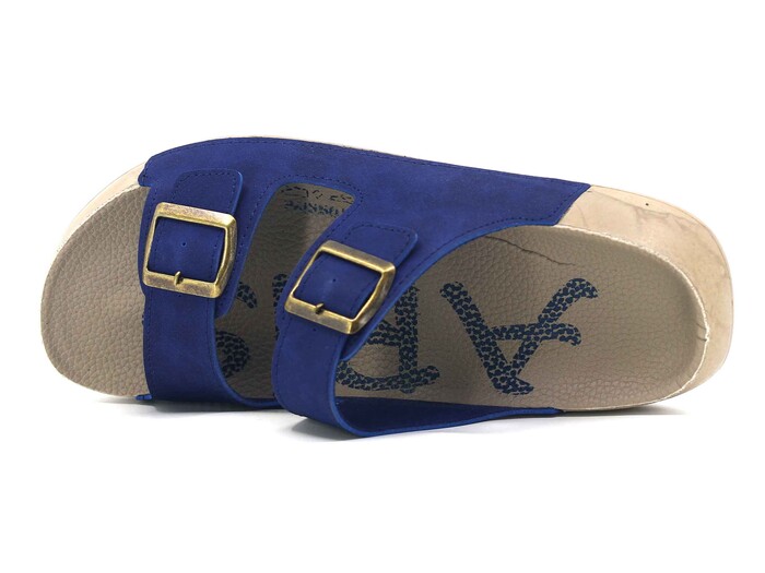 Aris Merdane 20052 Çift Toka Spor Taban Kutulu Günlük Terlik Lacivert - Aris (1)