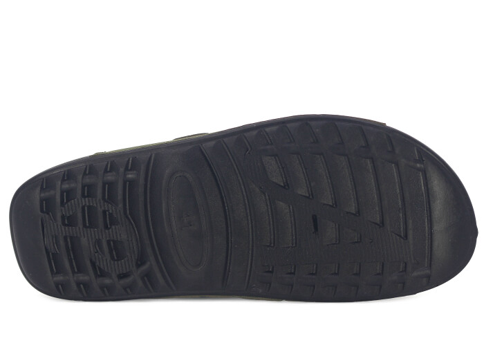 Polex Merdane 20059 Çapraz Cırtlı Tokalı Spor Taban Günlük Terlik Haki - 3