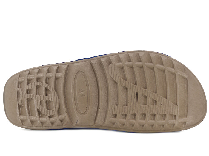 Polex Merdane 20059 Çapraz Cırtlı Tokalı Spor Taban Günlük Terlik Lacivert - 3