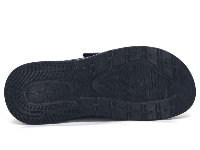 Foxter Merdane M-2010 Çift Toka Kutulu Monta Günlük Terlik Siyah - 3