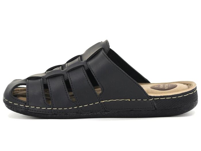 Polex Merdane 954-2 Baron Kapalı Günlük Terlik Siyah - Polex (1)