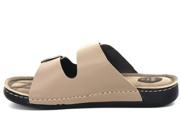 Polex Merdane 955-2 Lord Poşetli Günlük Terlik Vizon - Polex (1)