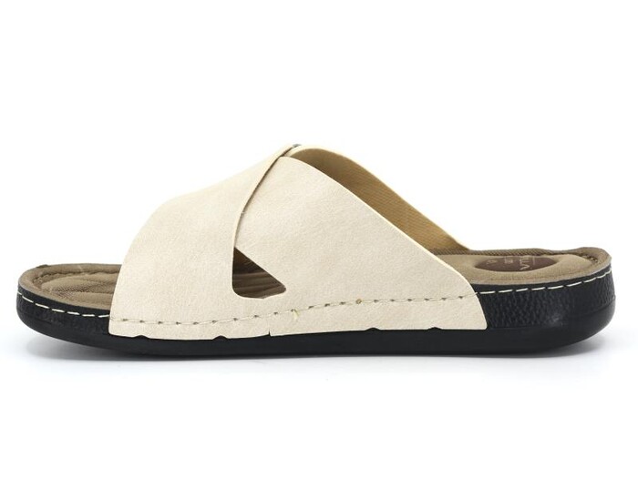 Polex Merdane 955-3 Lord Poşetli Günlük Terlik Bej - Polex (1)