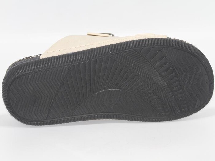 Polex Merdane 955-4 Lord Çift Toka Monta Poşetli Günlük Terlik Bej - 3