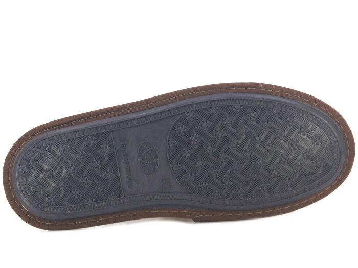 Auris Merdane HSN Çanak Terlik Ekose Kahve - 3