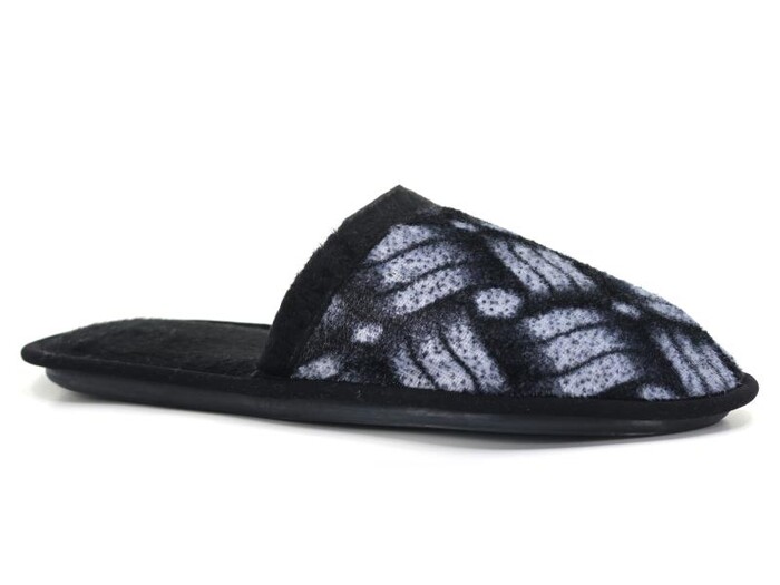 Auris Merdane HSN Çanak Terlik Siyah - Füme - Auris