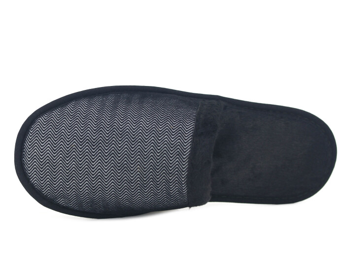 Auris Merdane HSN Çanak Terlik Siyah - Lacivert - 2