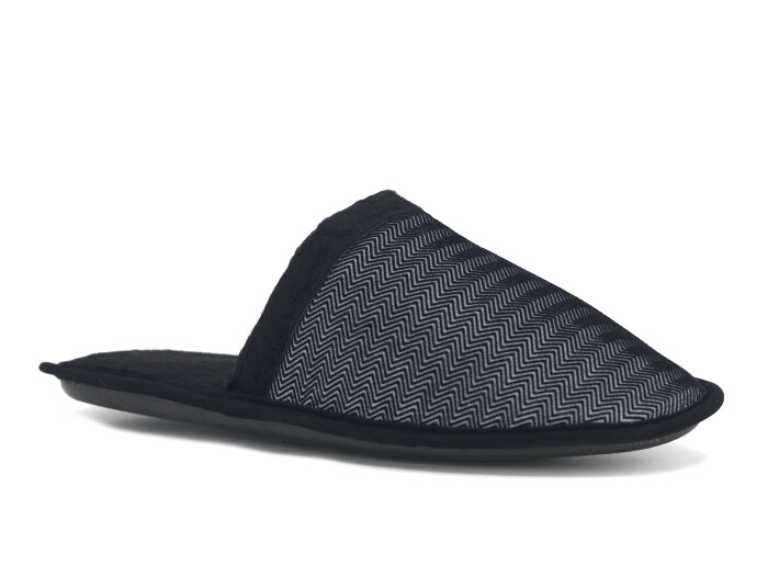 Auris Merdane HSN Çanak Terlik Siyah - Lacivert - 1