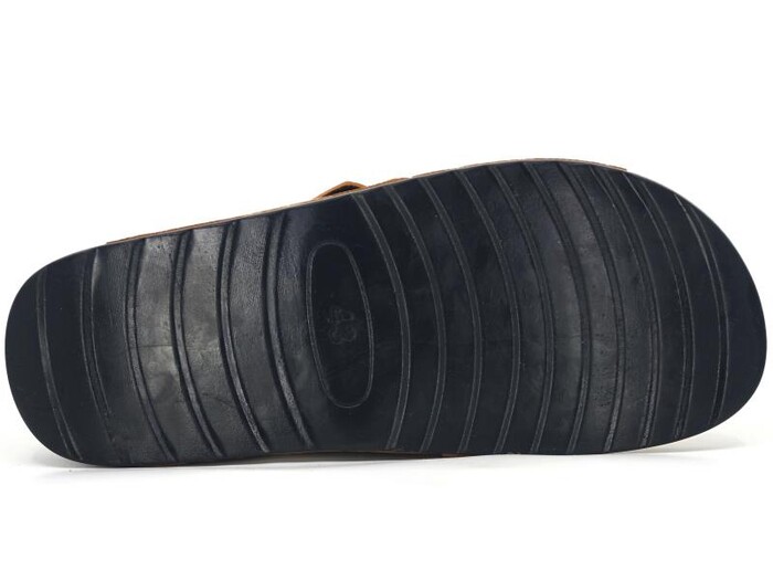 Polex Merdane M246-0110 Çapraz Lazerli Cırtlı Monta Günlük Terlik Hardal - 3