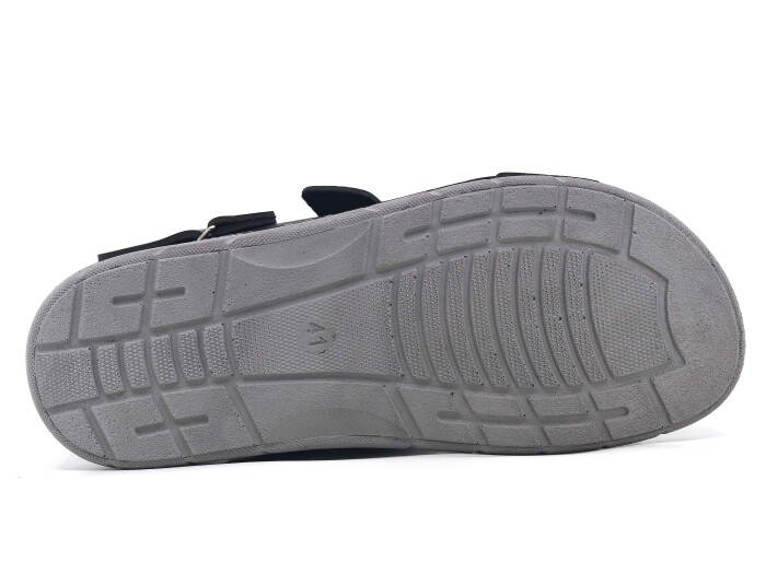 Polex Merdane M244- Çift Toka Monta Sandalet Siyah - 3