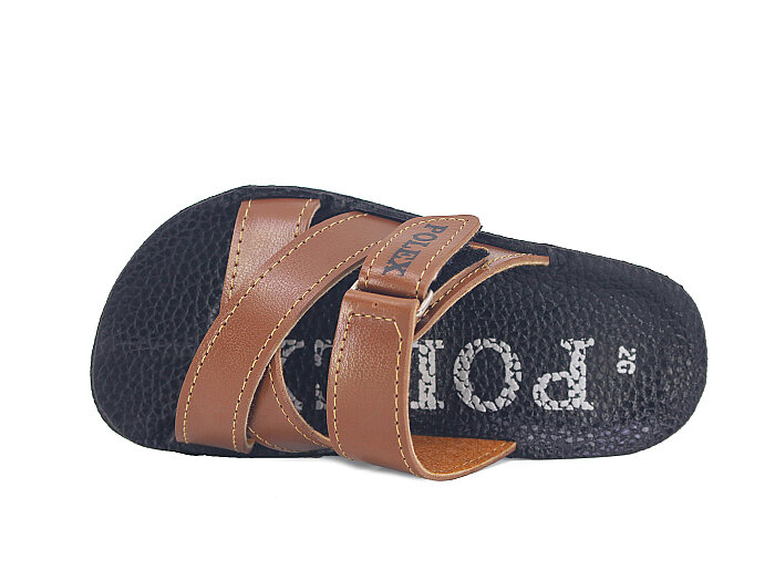 Polex Patik 1219 Birken Çapraz Cırtlı Erkek Günlük Terlik Taba - Polex (1)