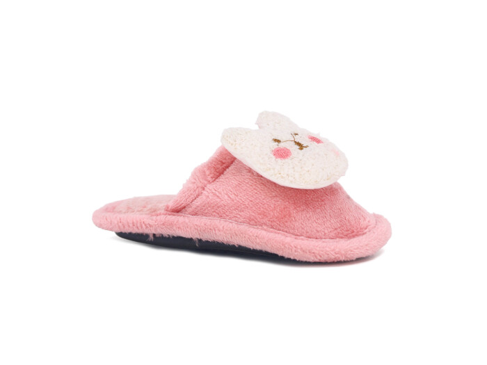 Polex Patik Batı Hayvanlı Kafalı Ev Terliği Ayıcıklı Pudra - Polex