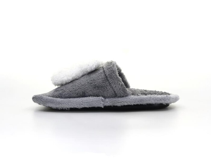 Polex Patik Batı Hayvanlı Kafalı Ev Terliği Ayıcıklı Gri - 3