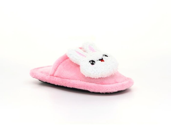 Polex Patik Batı Hayvanlı Kafalı Ev Terliği Tavşanlı Pembe 