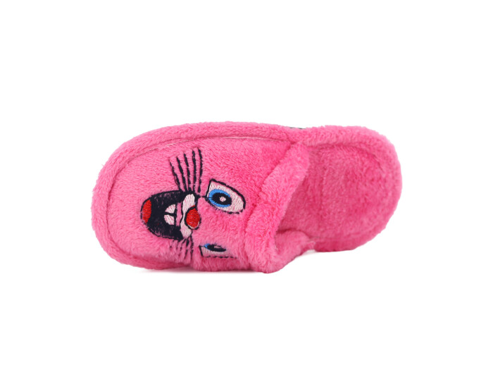 Polex Patik Batı Hayvanlı Nakışlı Ev Terliği Tavşanlı Fuşya - Polex (1)