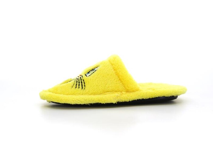 Polex Patik Batı Hayvanlı Nakışlı Ev Terliği Tavşanlı Sarı - 3