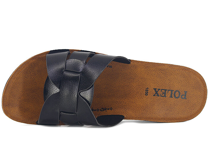 Polex Zenne 1051 TV Geçmeli Cilt Günlük Terlik Siyah - Polex (1)