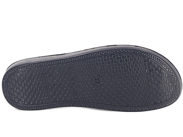 Polex Zenne 1051 TV Geçmeli Cilt Günlük Terlik Siyah - Siyah Leopar - 3