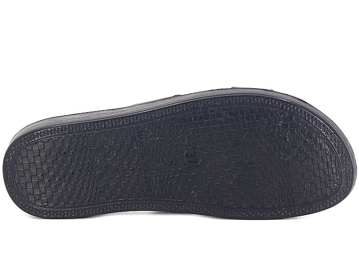 Polex Zenne 1052 V Toka Hrms Cilt Günlük Terlik Siyah - Siyah Leopar - 3